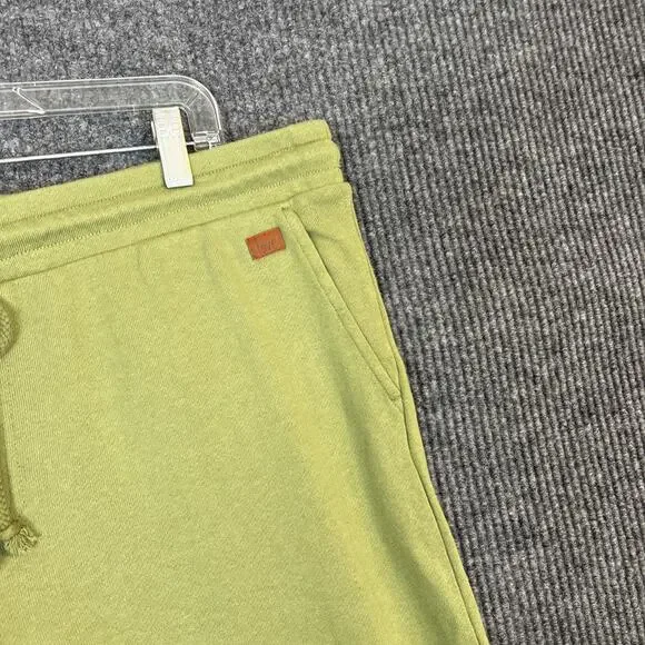 Peace Love World Boheme Regular French Terry Monica Wide Leg Pants Sz L Green - Picture 4 of 13